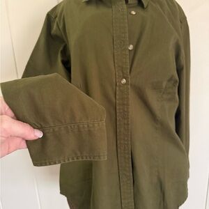 Olive Green Men's Shirt